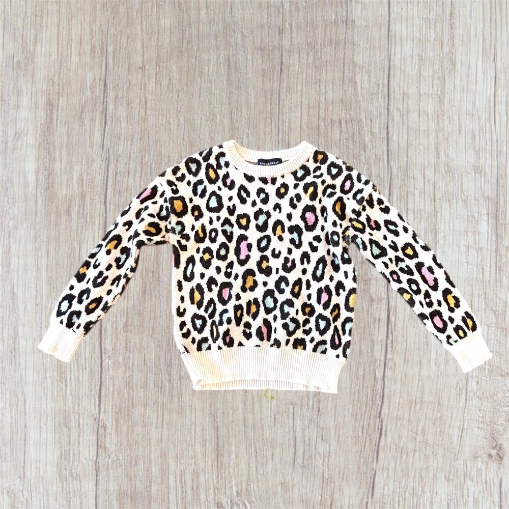 6 Andy & Evan Cheetah Sweater